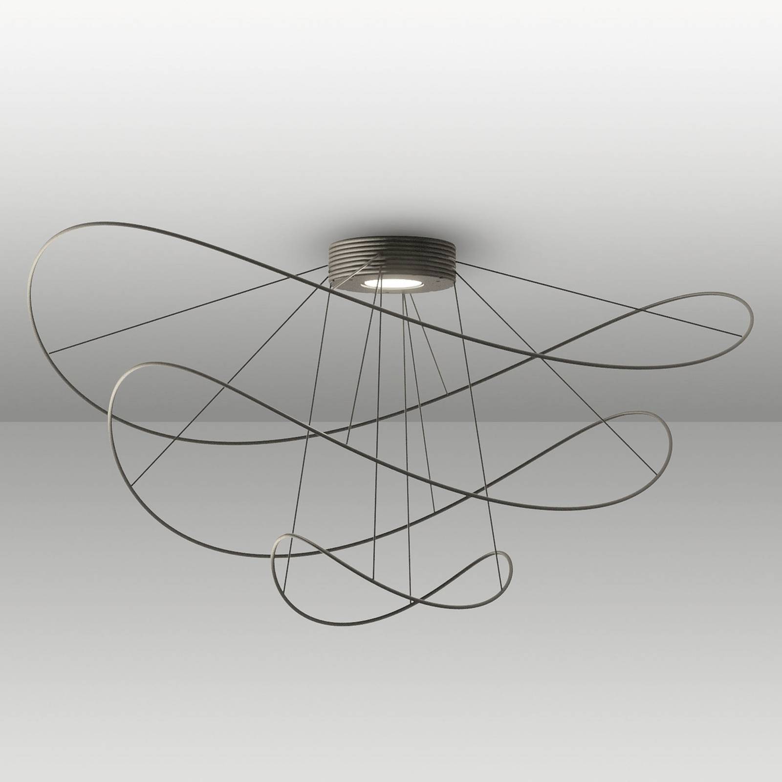 Axolight Hoops 3 LED-kattovalaisin musta