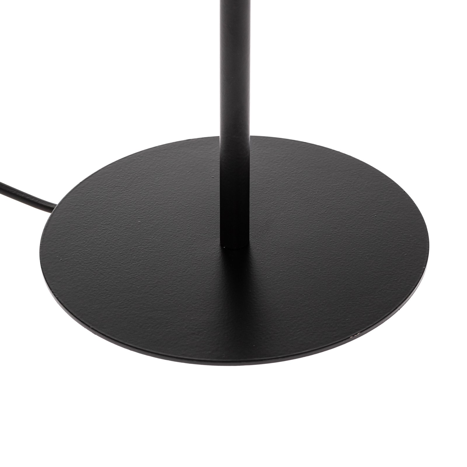 Lámpara de mesa Arden sin pantalla negro alto 24cm