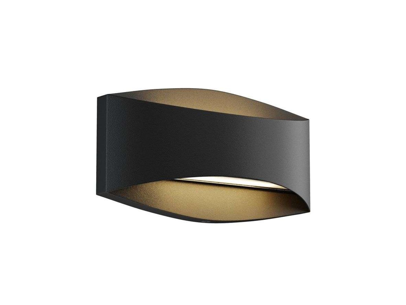 Evric LED Utomhus Vägglampa L20,3 Black - Lindby