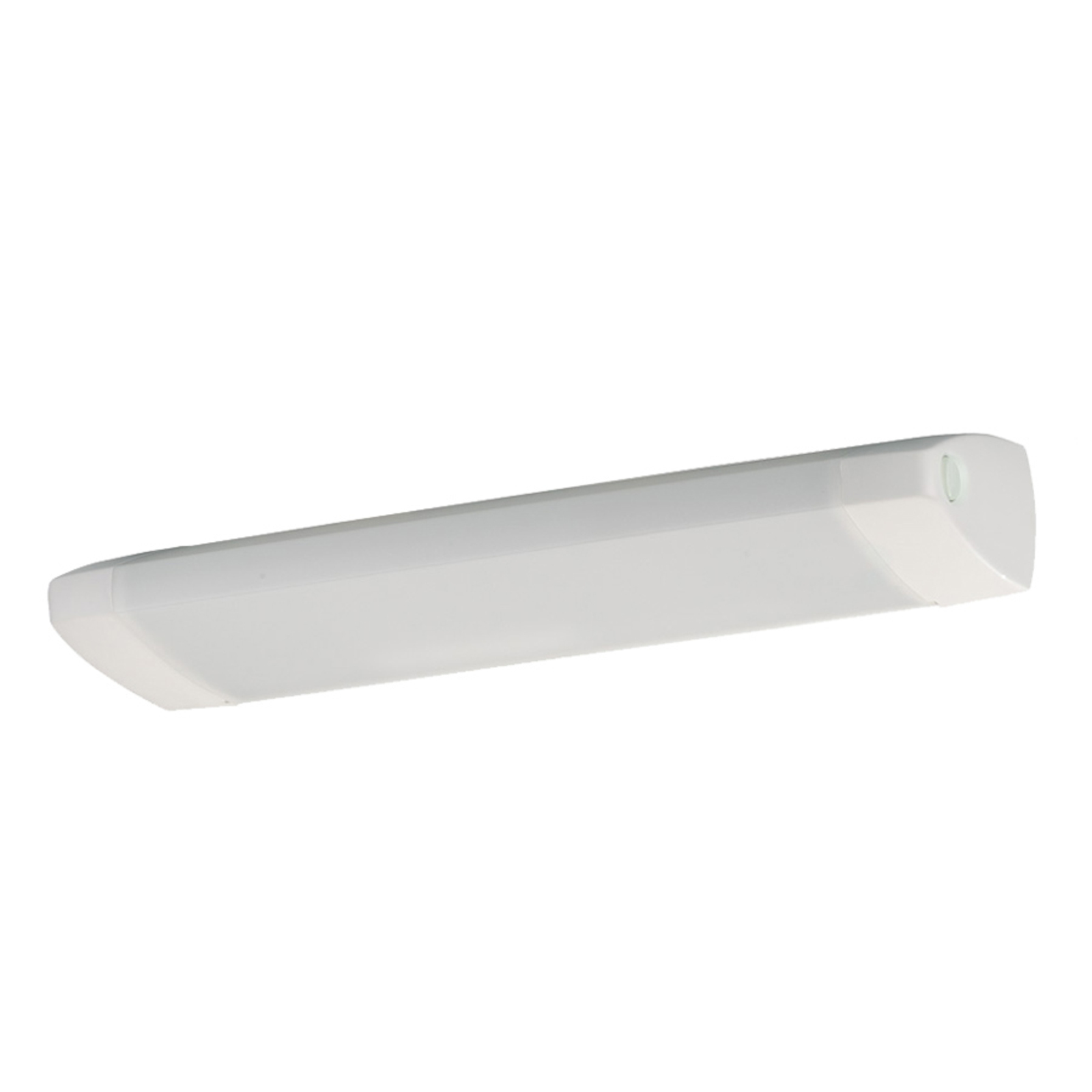 Ridi Bathroom and mirror light SPN S w.switch 39.7 cm, for Bathroom, plastic, aluminium, 18 W, energy efficiency: A++, L: 39.7 cm, H: 6.7 cm
