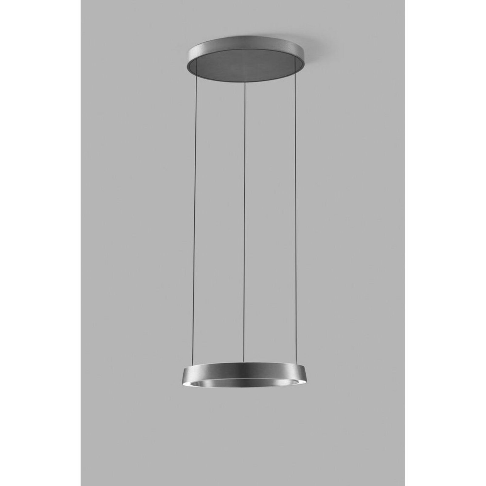 Edge Round Lustră Pendul Ø500 Titanium - LIGHT-POINT