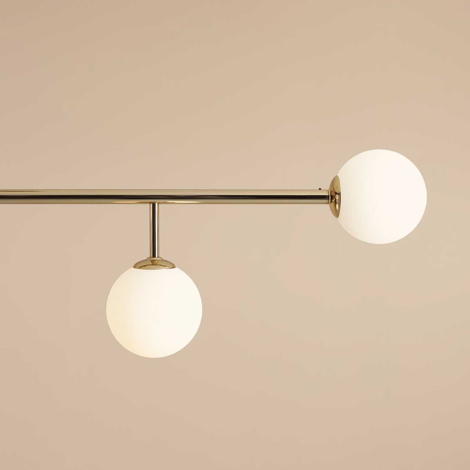 Lampa sufitowa Dione, w kolorze złotym, 4-punktowa – ALDEX