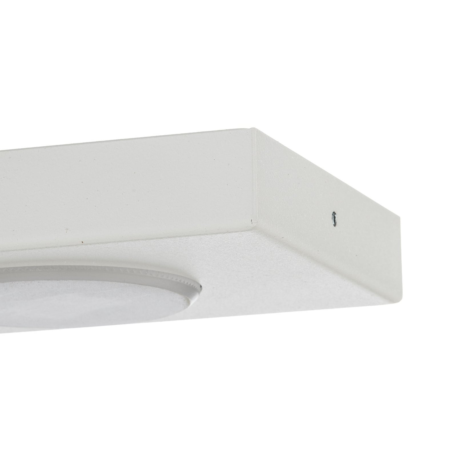 Plafonnier Hero, blanc, 2 lampes, 35 x 12 cm, métal, GX53