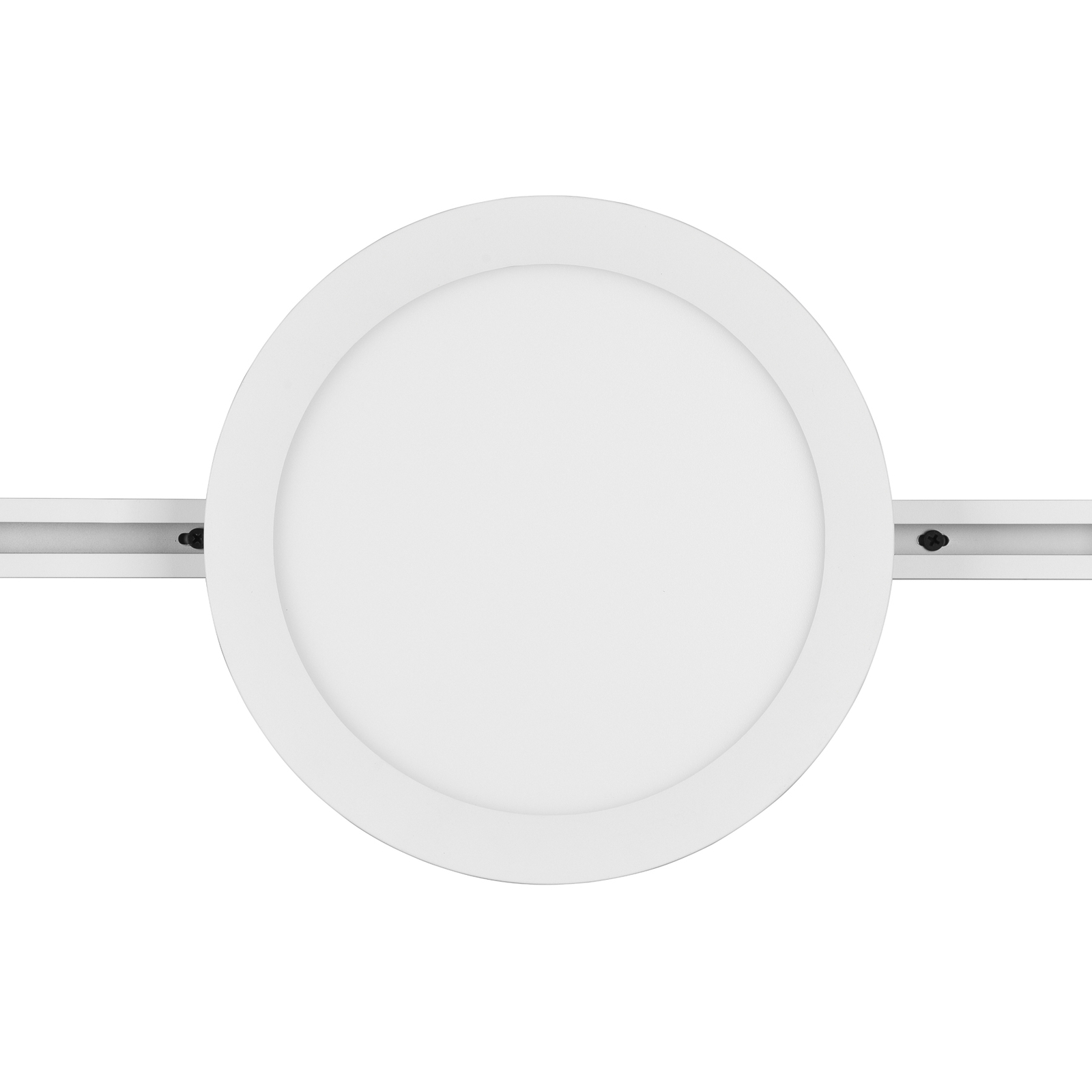 LED stropní svítidlo Camillus DUOline, Ø 26 cm, bílé