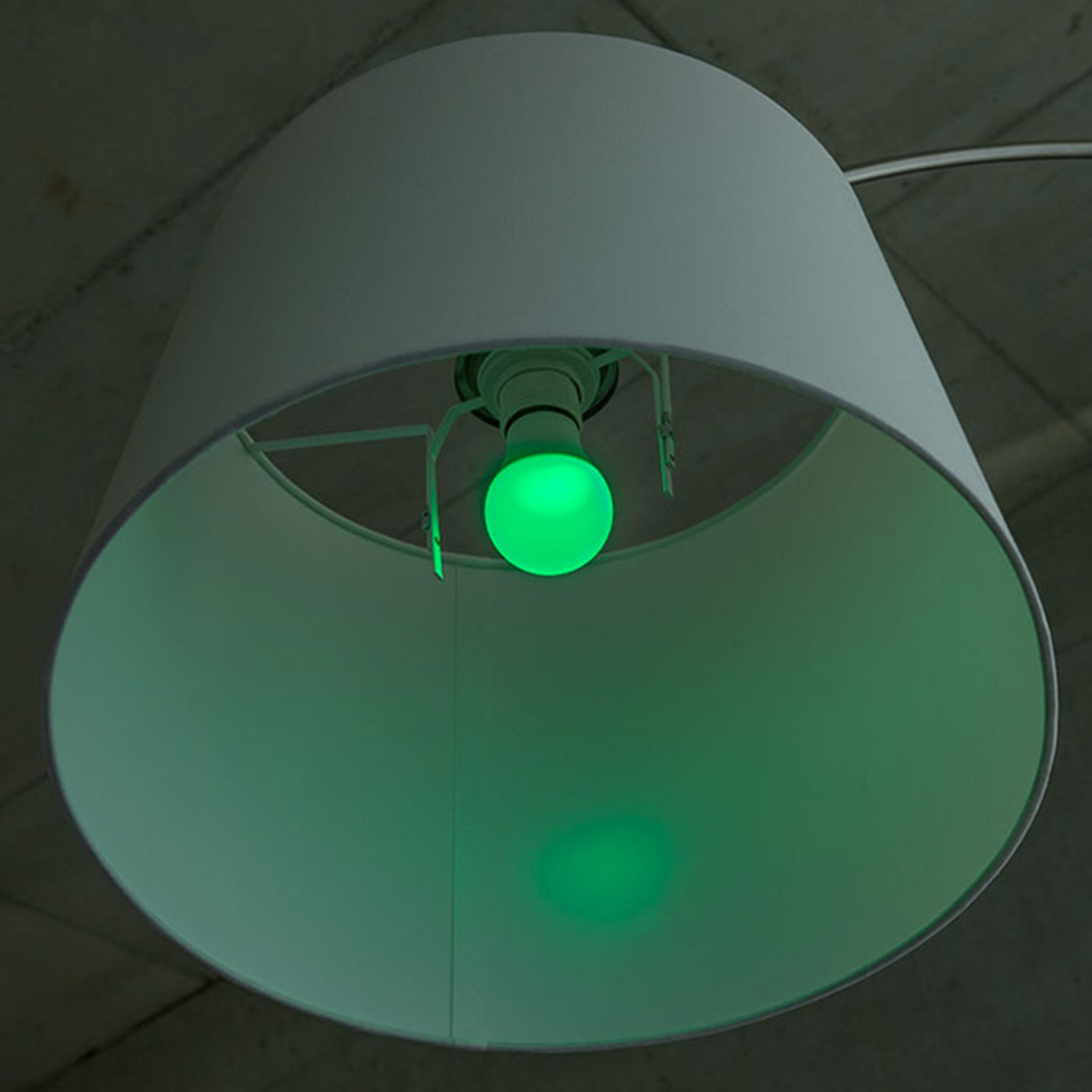 Green - Lampadina LED decorativa colorata verde, attacco E14, 4,5W