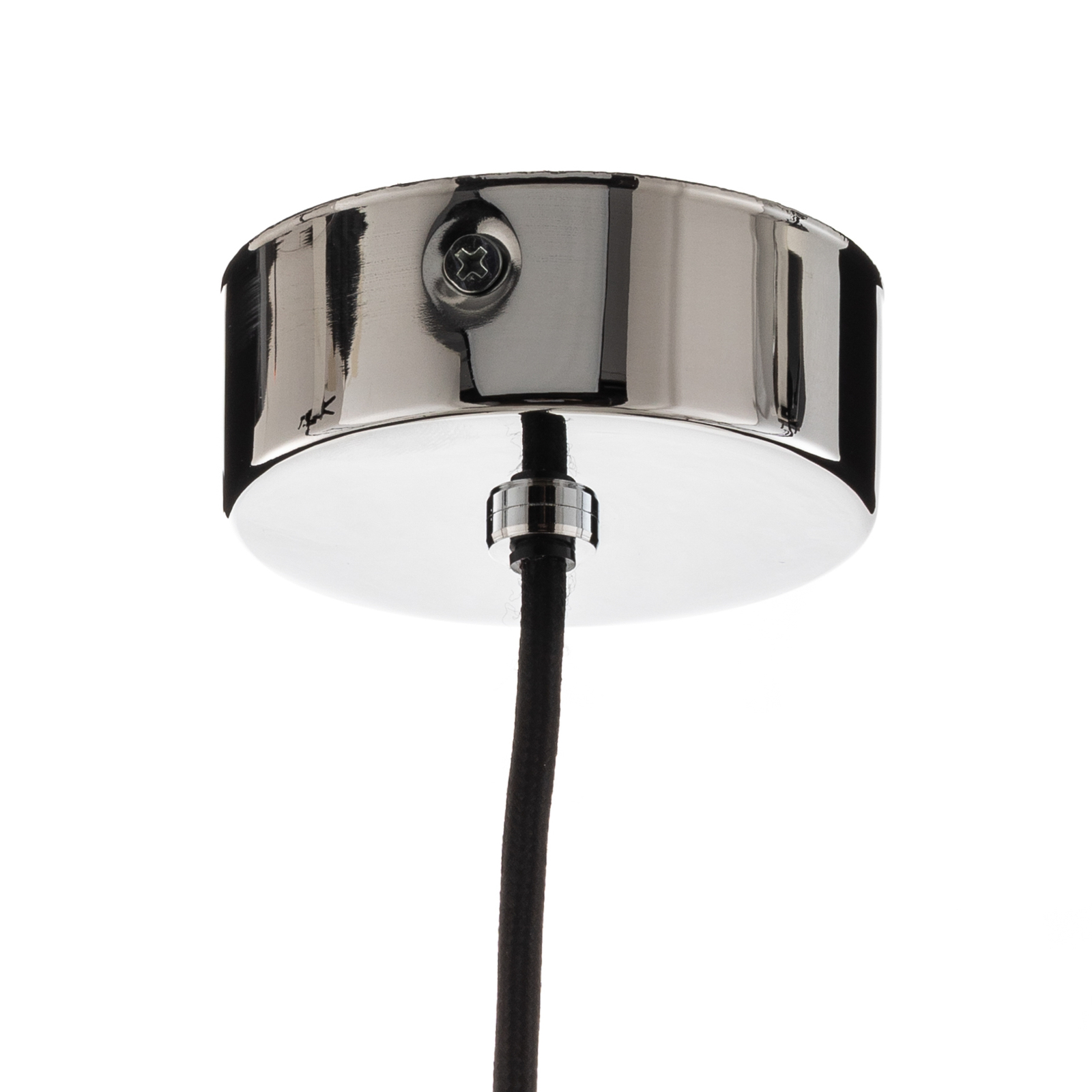 Lampa wisząca Kaja z kulą szklaną opal, Ø 20 cm