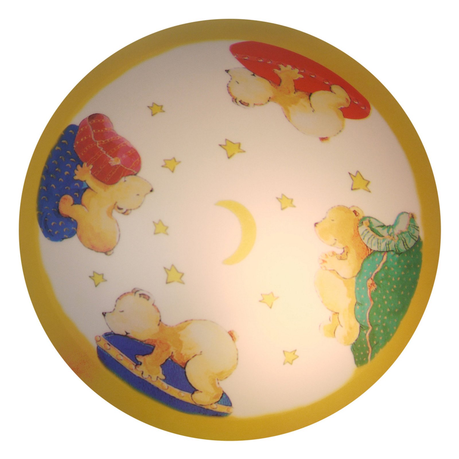 Niermann Standby Ursulețul Berni plafonieră drăgălașă cameră copil - Camera copiilor - galben alb multicolor - Plastic