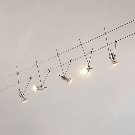 Marno LED cable lighting system, fivebulb Lights.co.uk