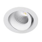 LED vstavané bodové svietidlo Carda Piccolo, biele, 18 stupňov