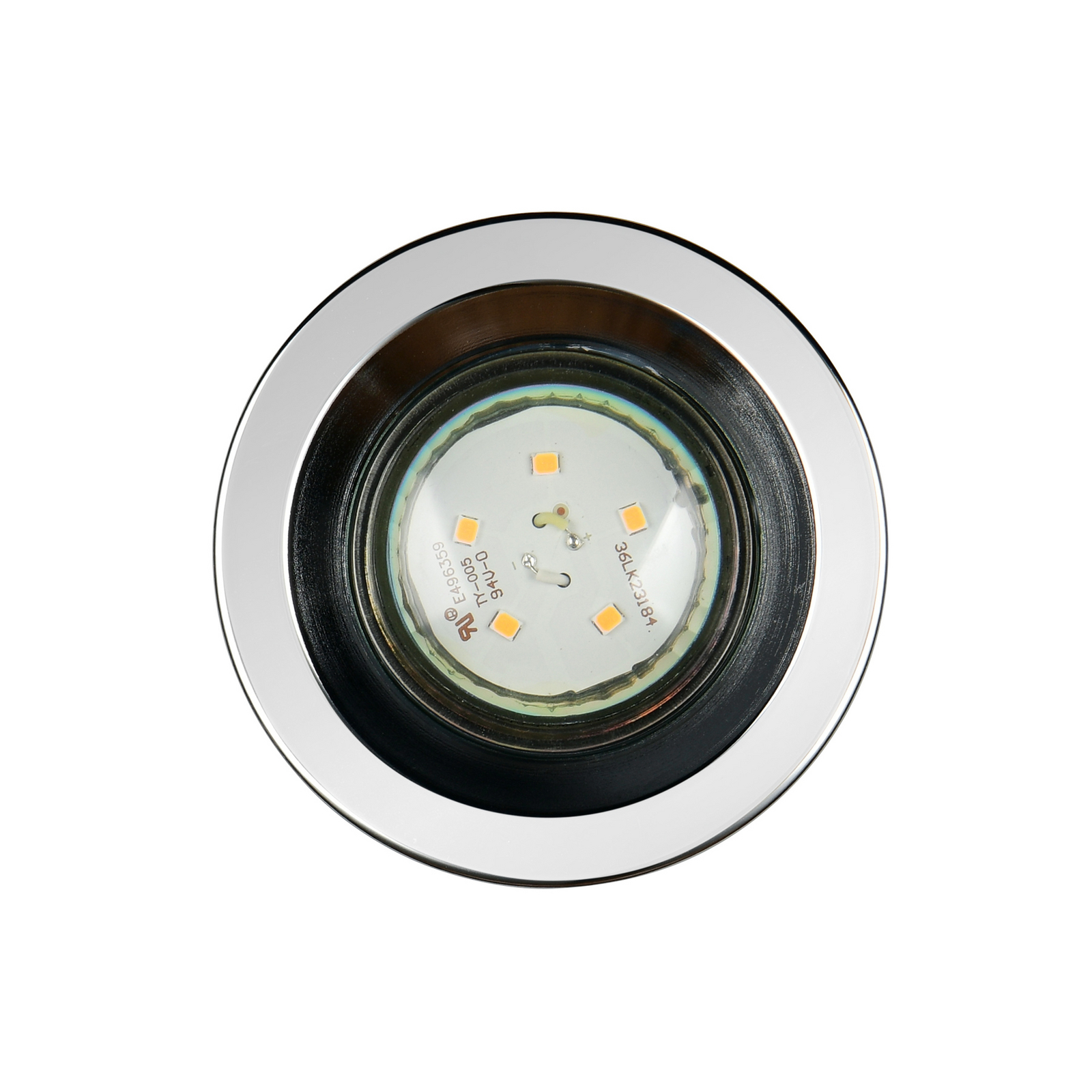 Laelamp Biscotto, kroomivärvi, Ø 9,5 cm, metall, IP44 Laelamp Biscotto, kroomivärvi, Ø 9,5 cm, metall, IP44