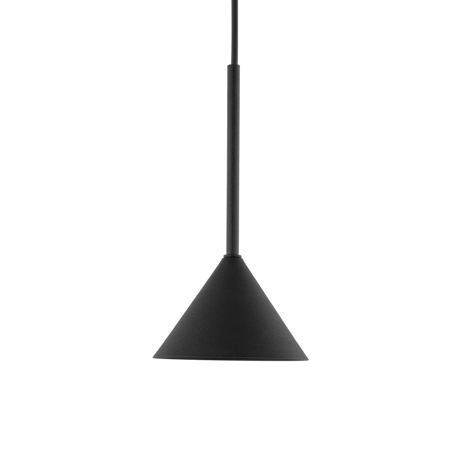 Suspension Cono Mini, à 1 lampe, Ø 12 cm, noir, GU10 Suspension Cono Mini, à 1 lampe, Ø 12 cm, noir, GU10
