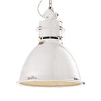 C1750 hanging light with ceramic lampshade white