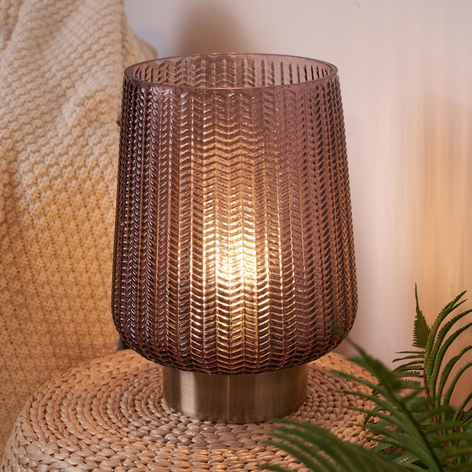 Pauleen Glamour LED-bordlampe, batteri Ø 19 cm