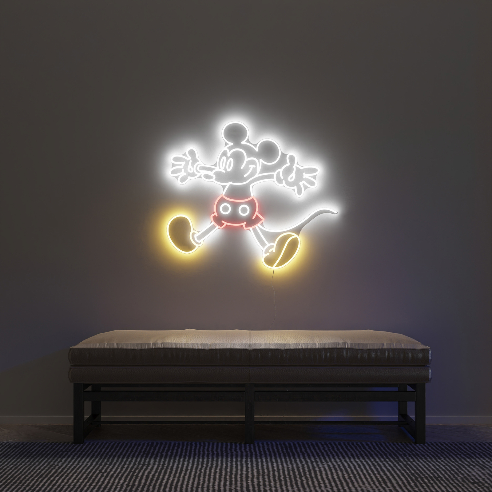 YellowPop Disney Giant Mickey stenska svetilka