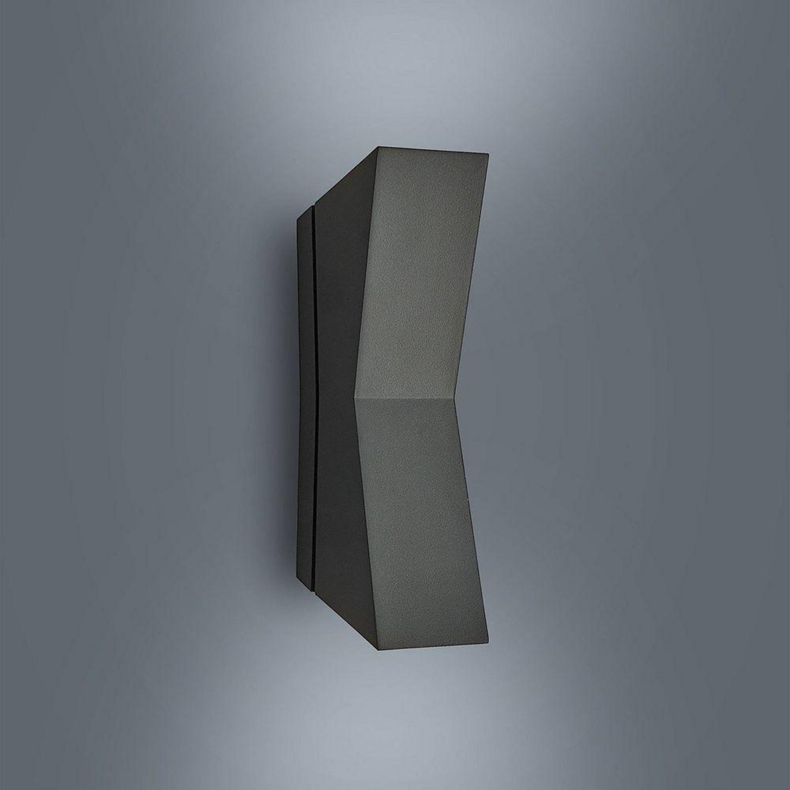 Maniela LED Up/Down BuitenWandlamp Anthracite - Lucande