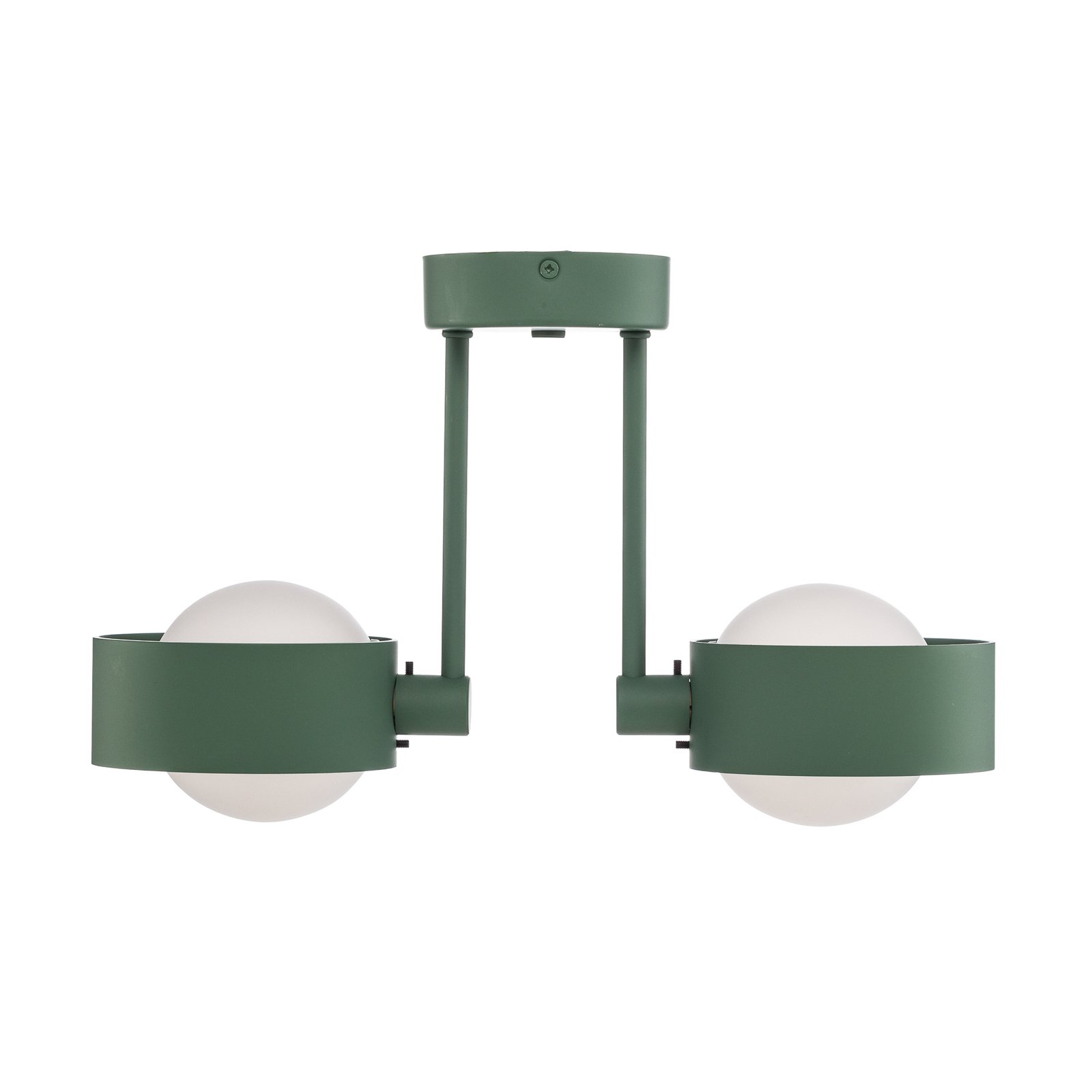 Lampa sufitowa Mado, 2-punktowa, zielona