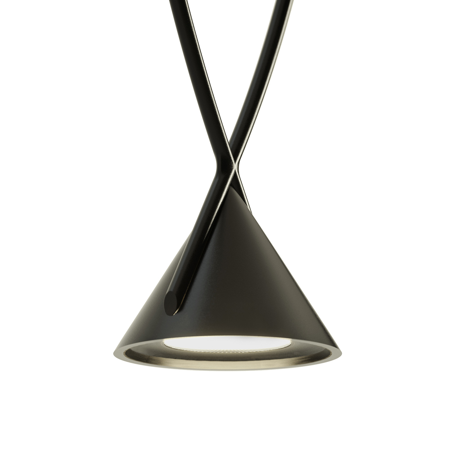 Axolight Jewel lámpara colgante LED 1 luz negro