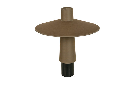 Candeeiro de mesa Thésée, castanho escuro, altura 50 cm - Forestier