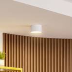 Lindby LED-Strahler Nivoria, 11 x 6,5 cm, sandweiß