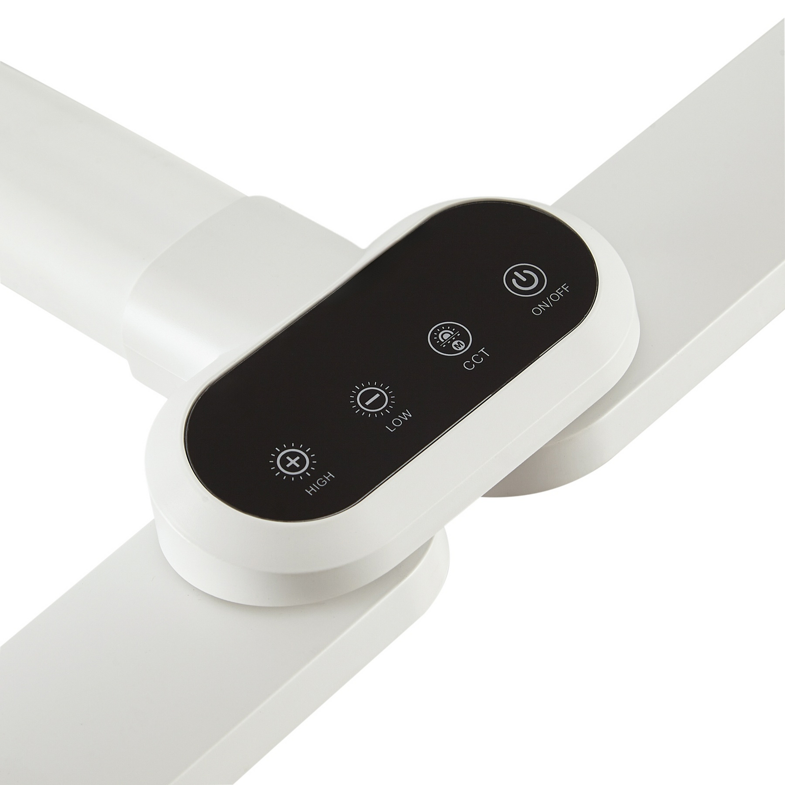 Candeeiro de secretária LED Fynnon, branco, 80 cm, CCT, regulável, alumínio -
