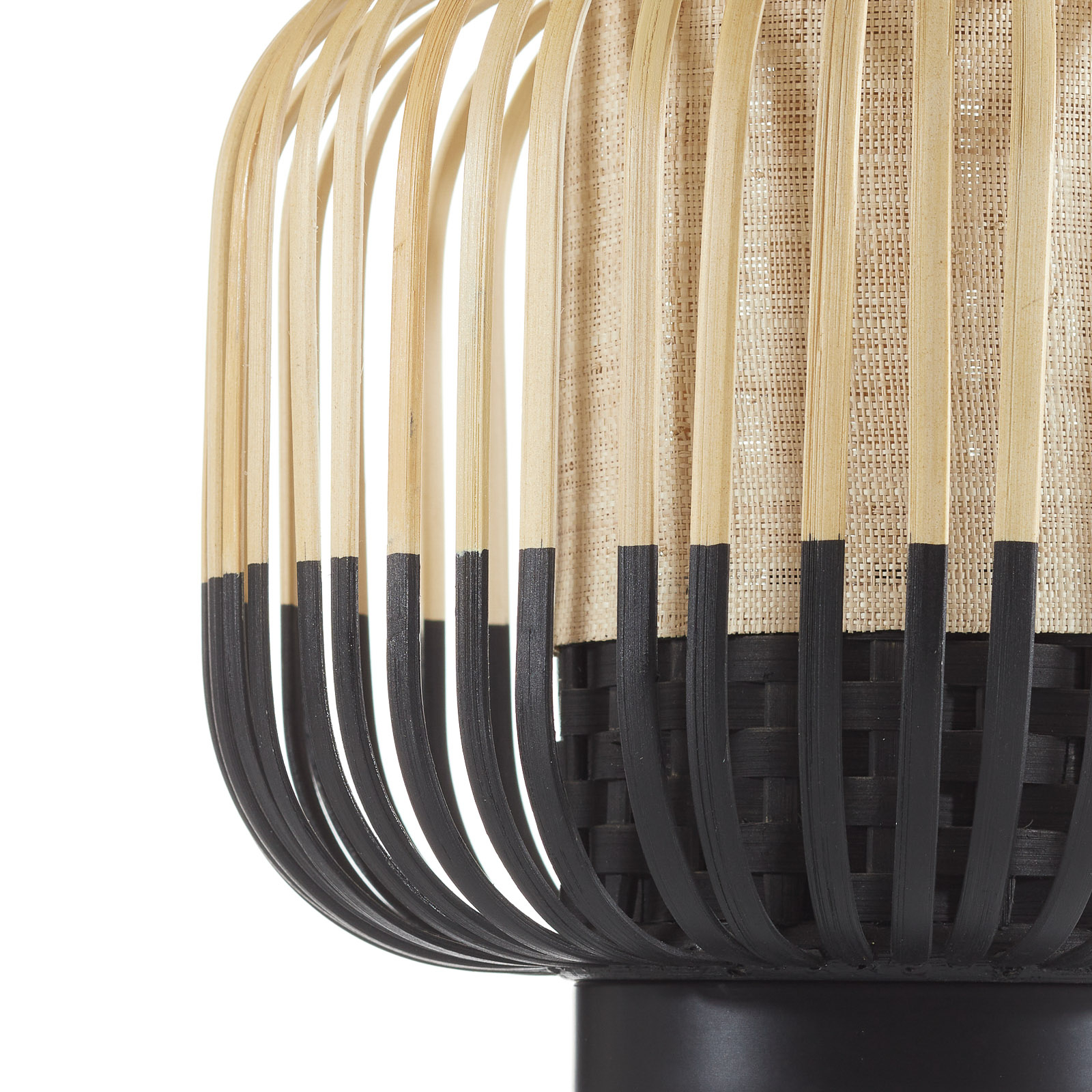 Forestier Bamboo Light S lámpa 24 cm fekete