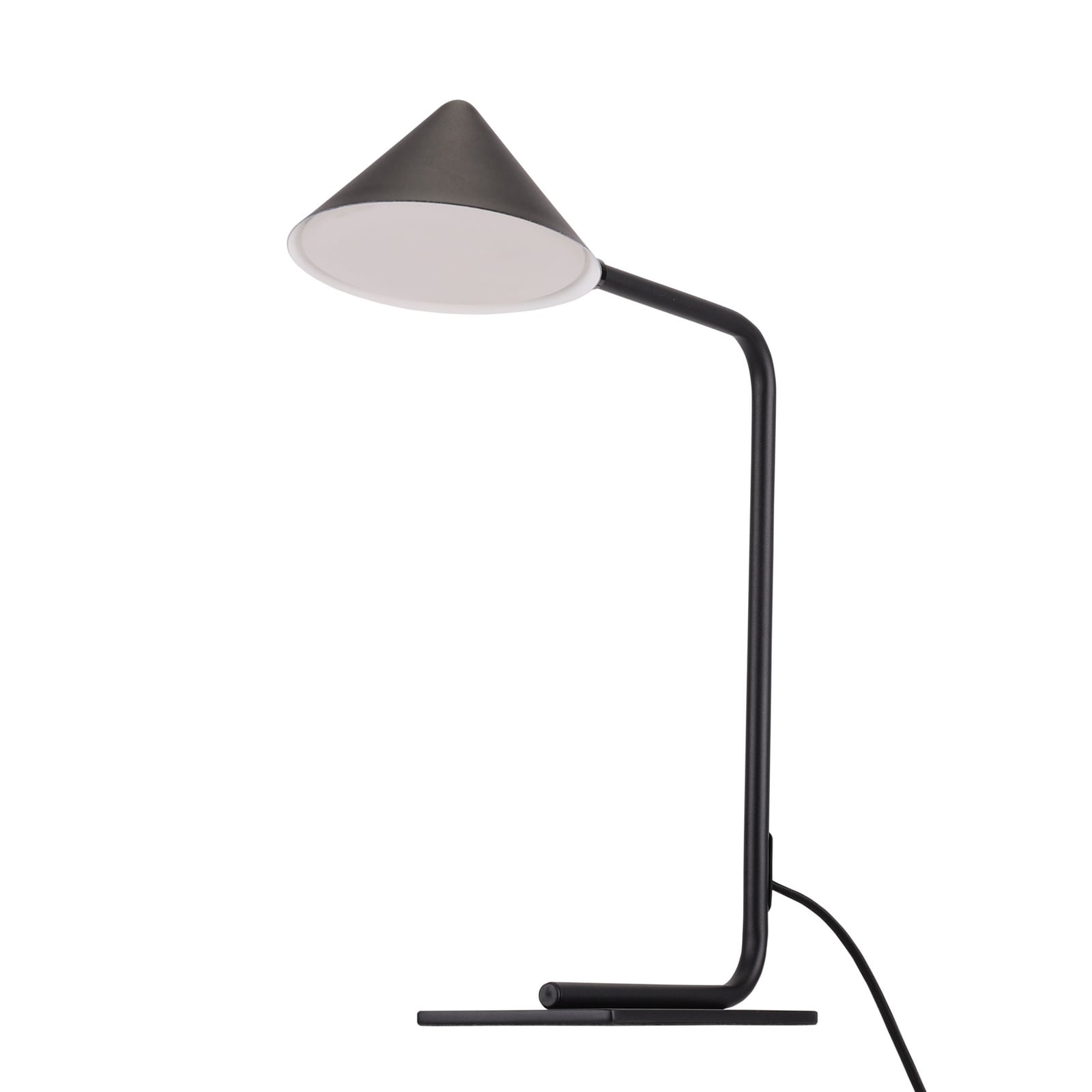 Kuro stolna lampa, crna, 40 cm, metal, G9 - Watt & Veke