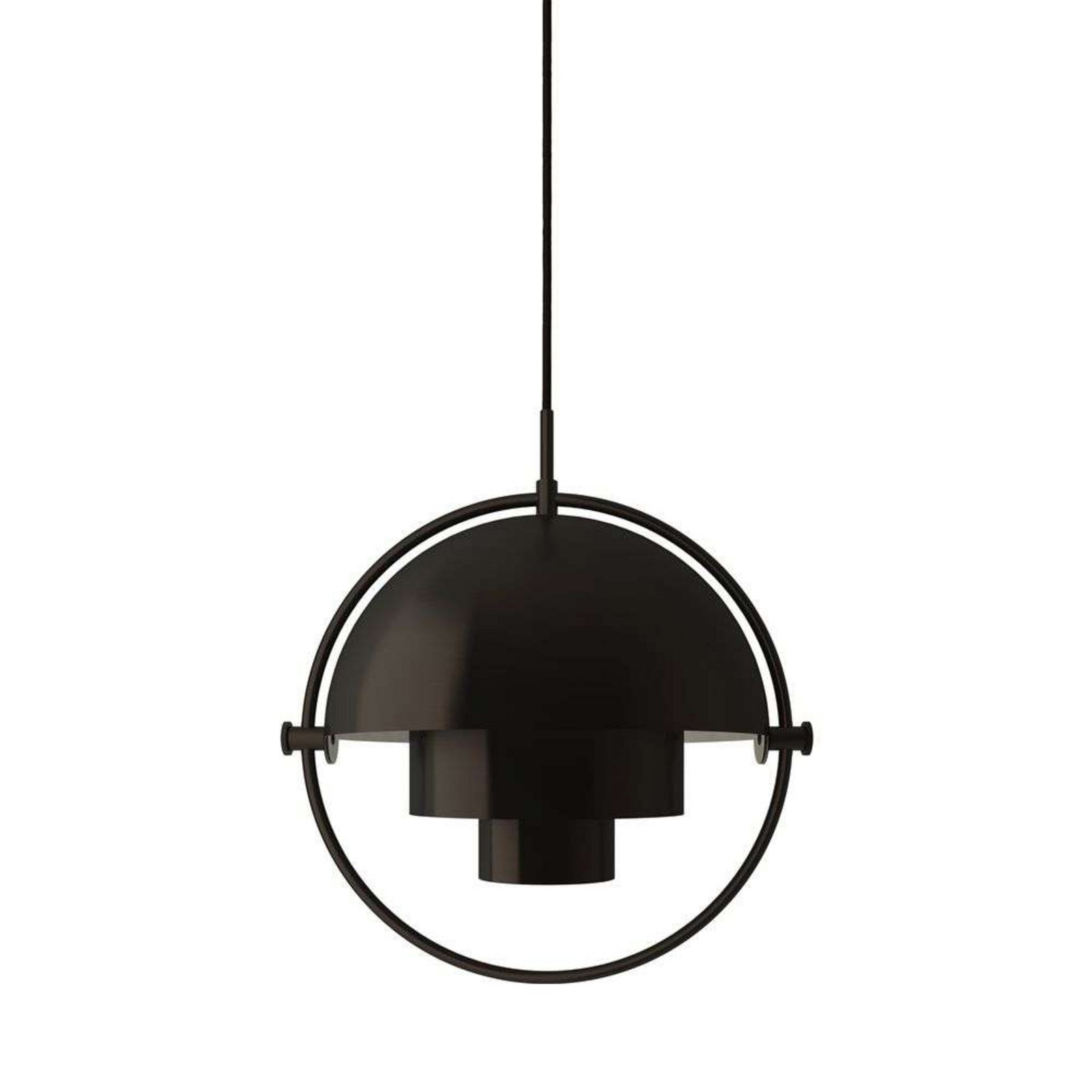 Multi-Lite Lustră Pendul Black Brass - GUBI