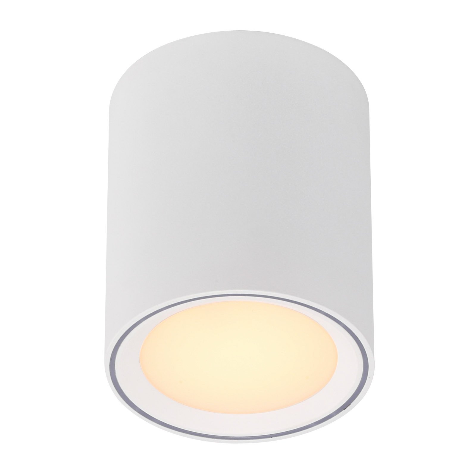 Nordlux Plafonieră LED Fallon înălțime 12 cm - Camera de zi / sufragerie - modern - alb - Metal