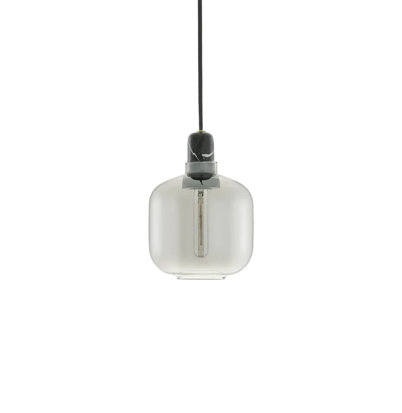 Normann Copenhagen – Amp Pendelleuchte Small Rauch/Schwarz