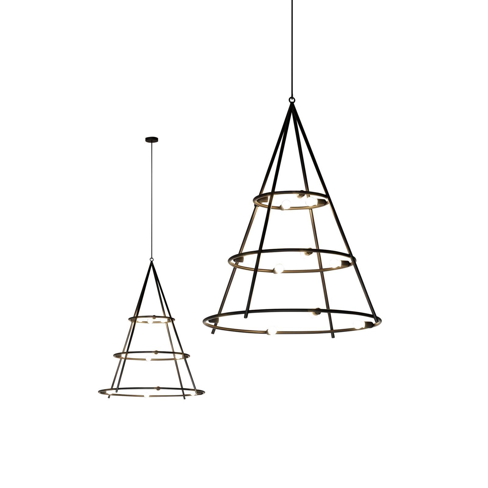 Artemide El Porís Hängeleuchte, Ø 120cm 12-flammig