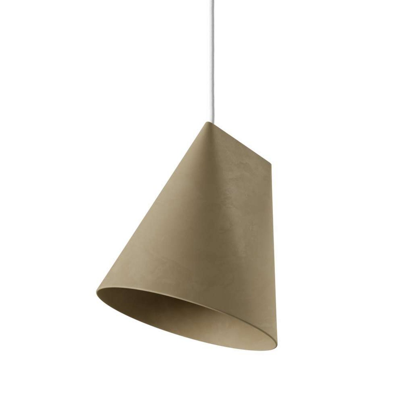 Ceramic Wide Taklampa Olive - Moebe