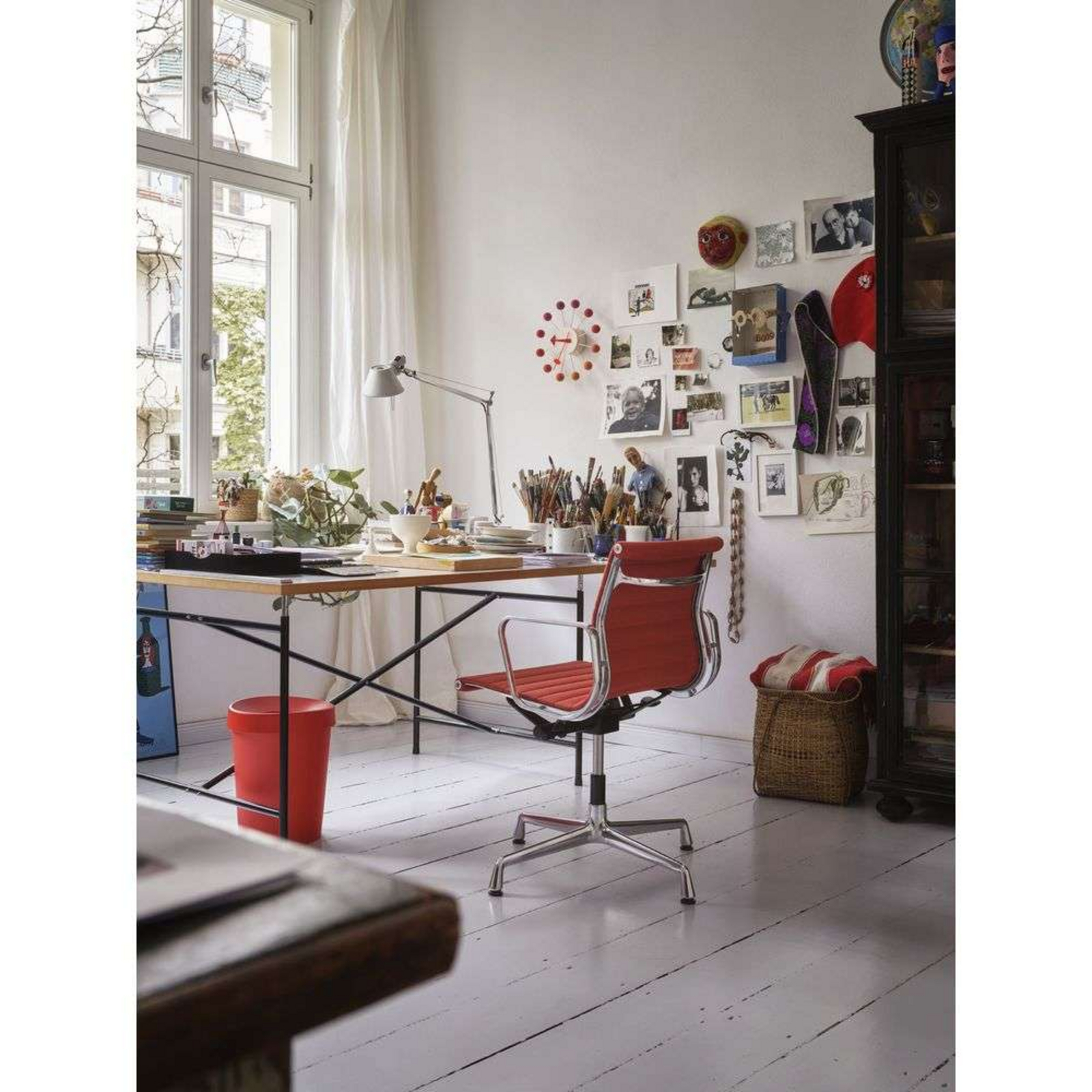 Happy Bin RE S Poppy Piros - Vitra