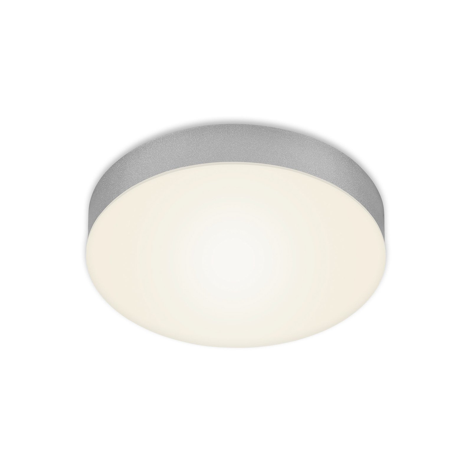 Flame LED plafondlamp, Ø 21,2 cm, zilver