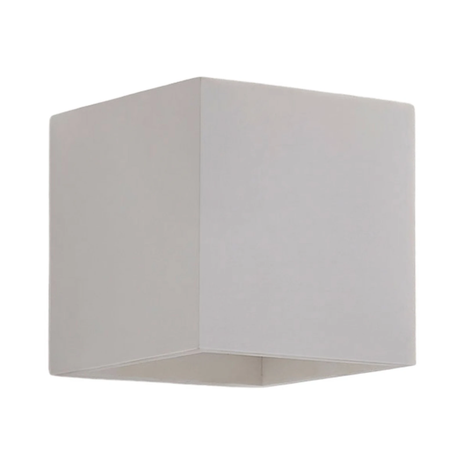Applique Lindby Kay, bianco, gesso, 11,5 x 11,5 cm