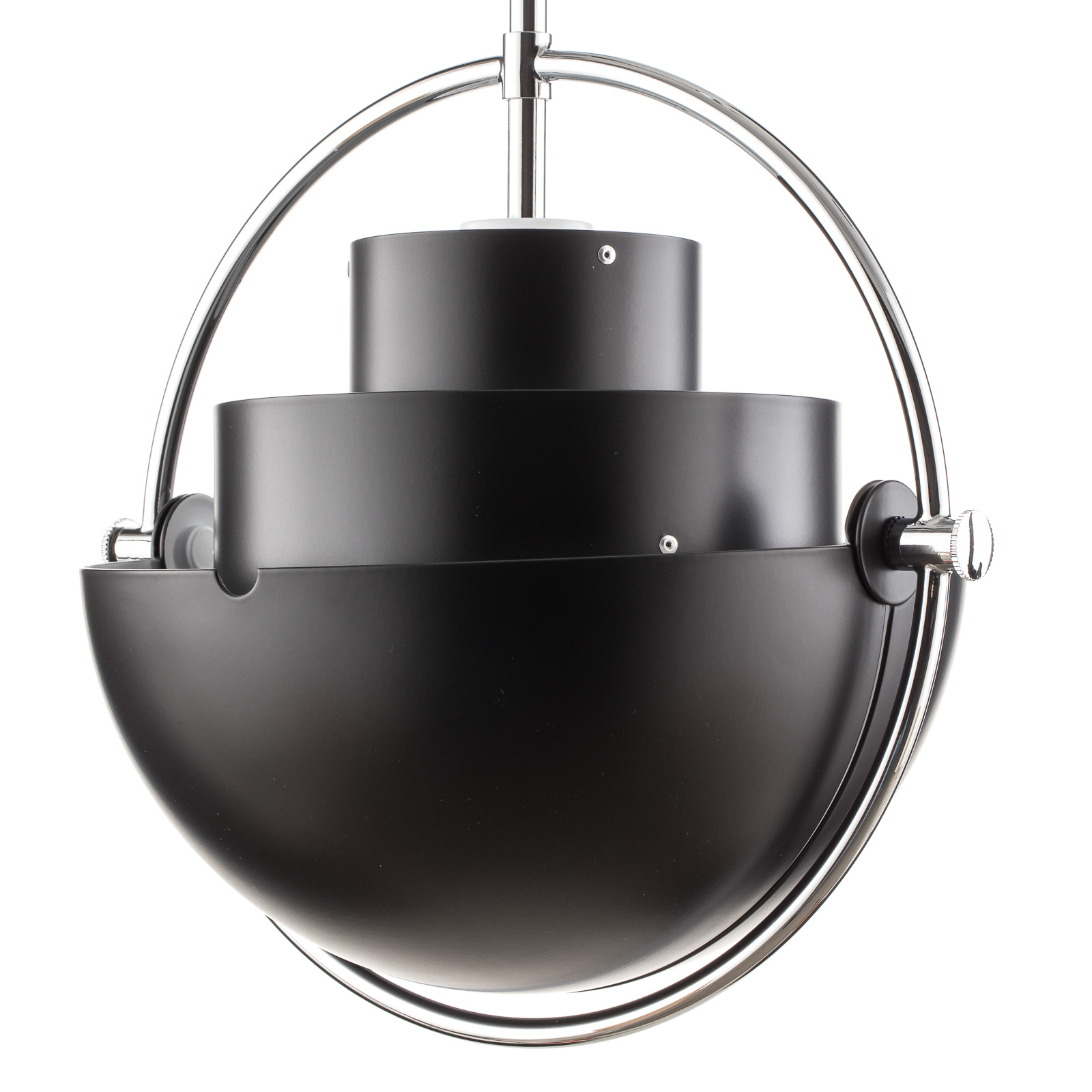 GUBI Suspension Multi-Lite, Ø 27 cm, chrome/noir