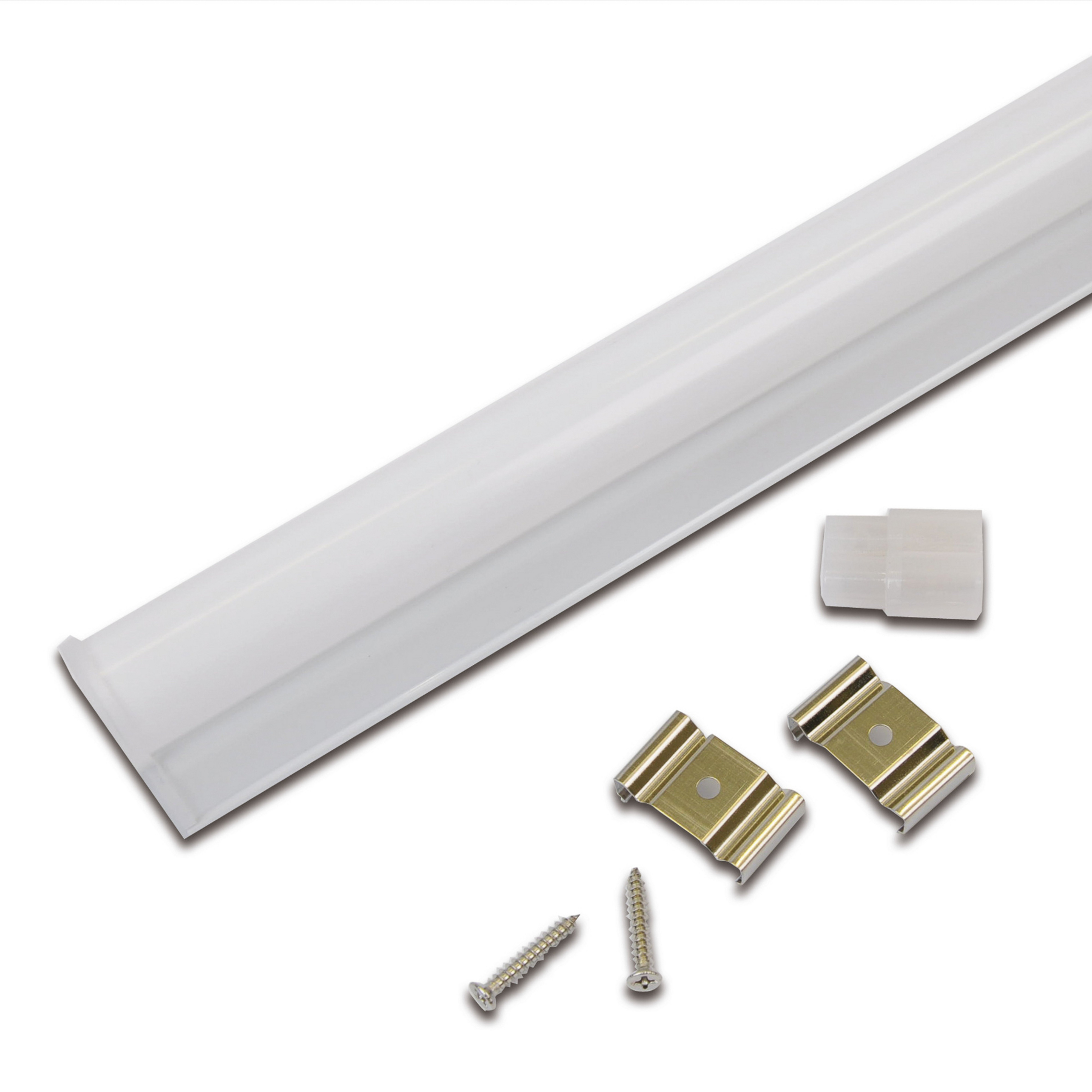 Réglette lumineuse LED EcoLite F HO en saillie, 4.000K, 90cm