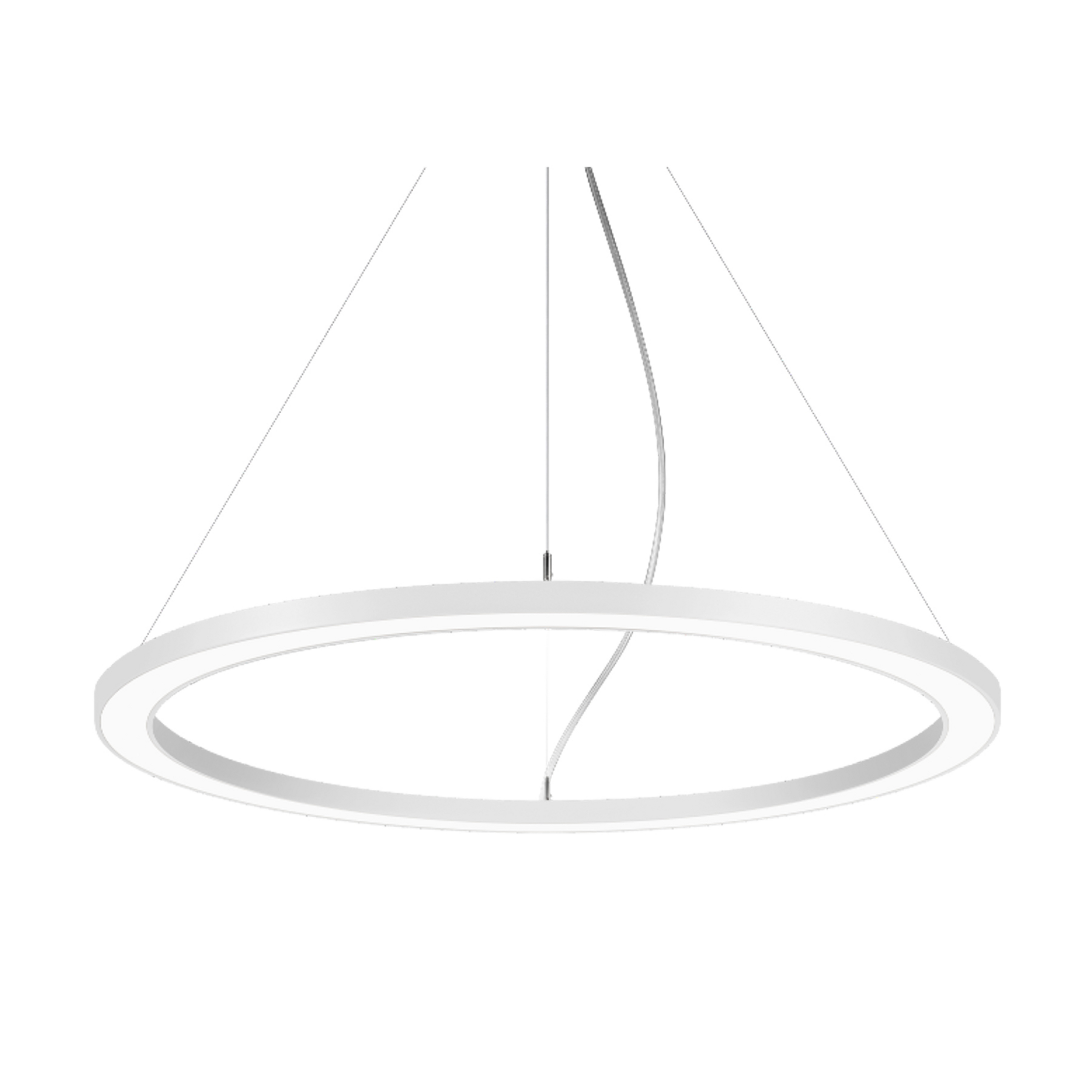 BRUMBERG Biro Circle Ring3,5 direto Ø 45 cm on/off branco 830