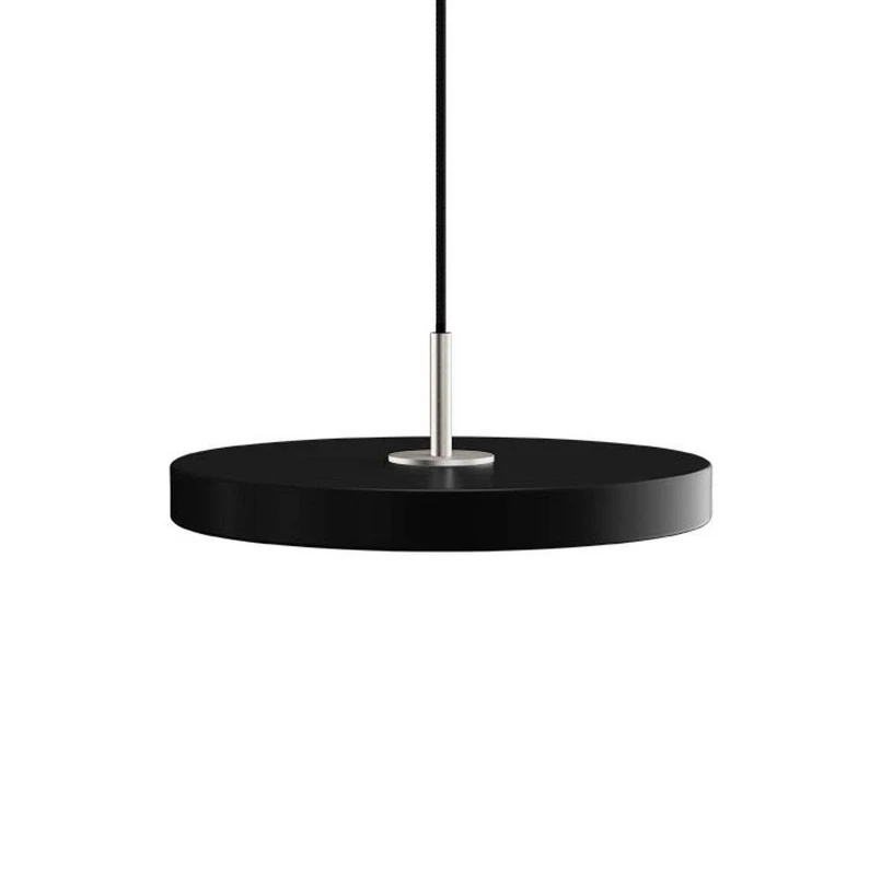 UMAGE - Asteria Pendelleuchte Mini Black/Steel Top