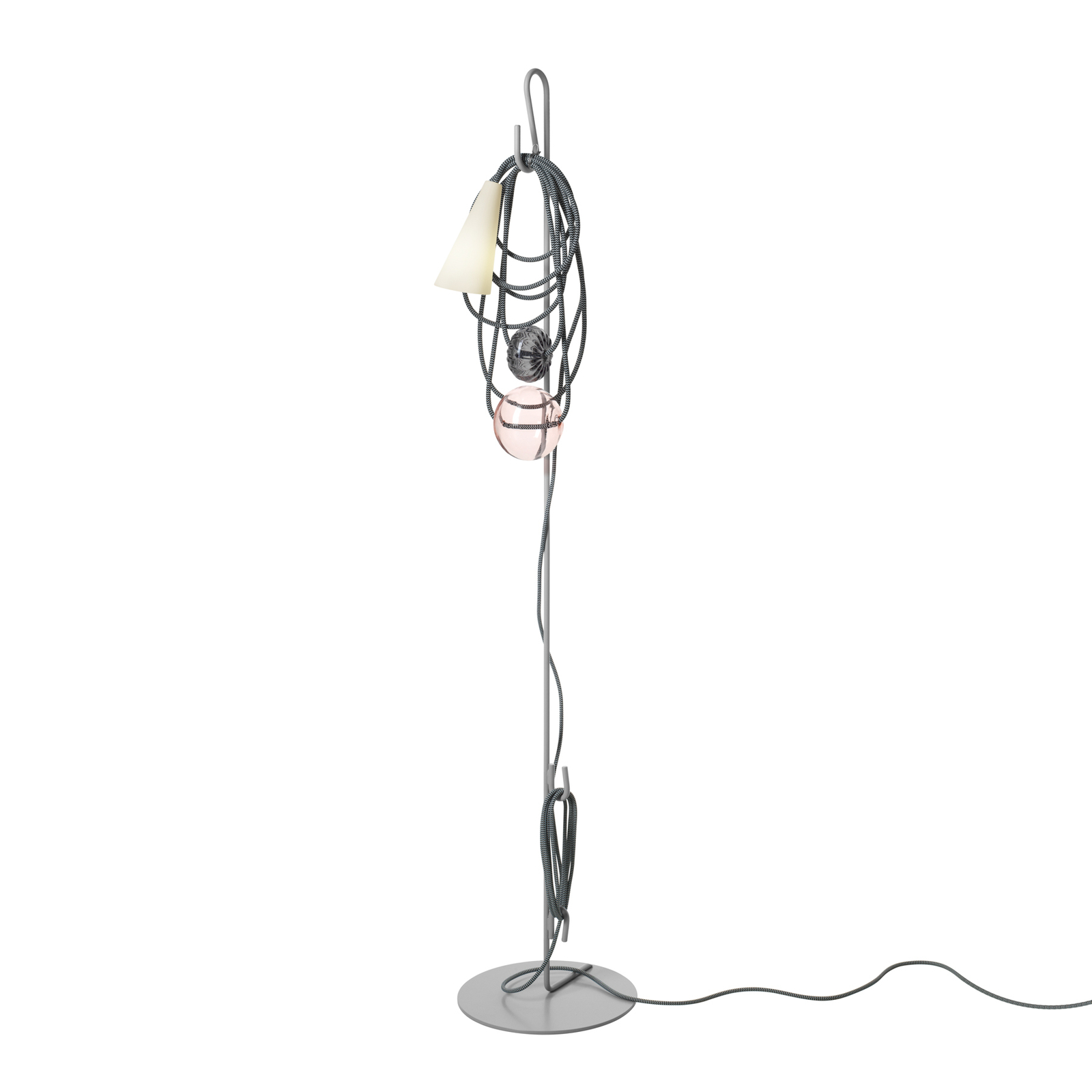 Foscarini Filo LED-gulvlampe, Amethyst Queen