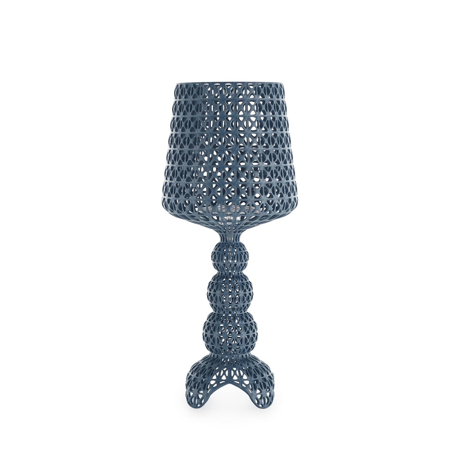 Kartell LED-Tischleuchte Mini Kabuki, hellblau, Höhe 70 cm