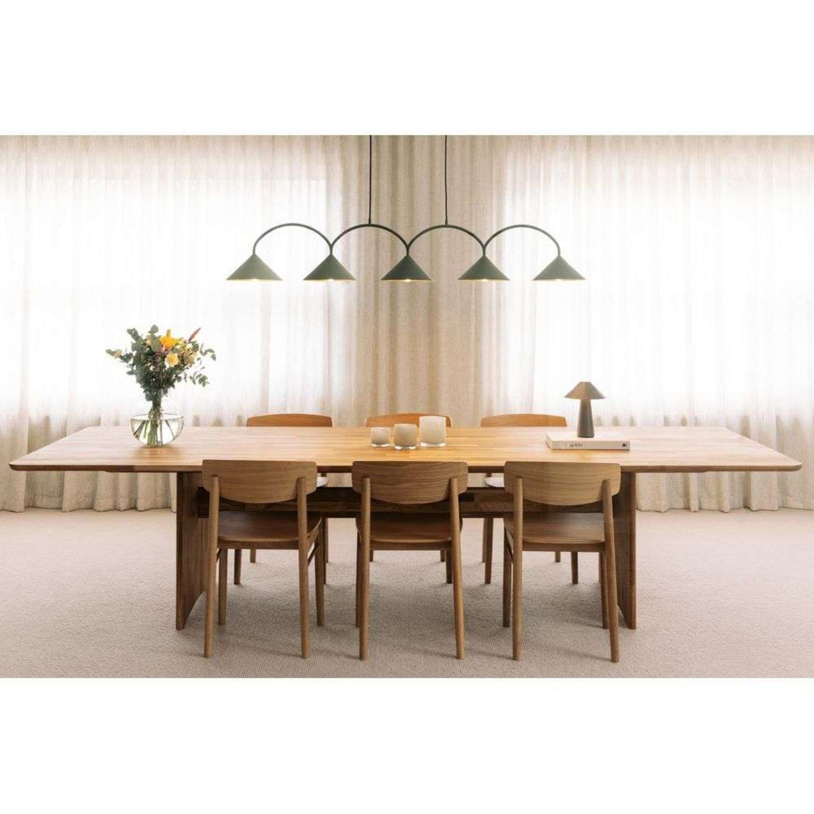 Curve 5 Pendelleuchte Grün - Globen Lighting