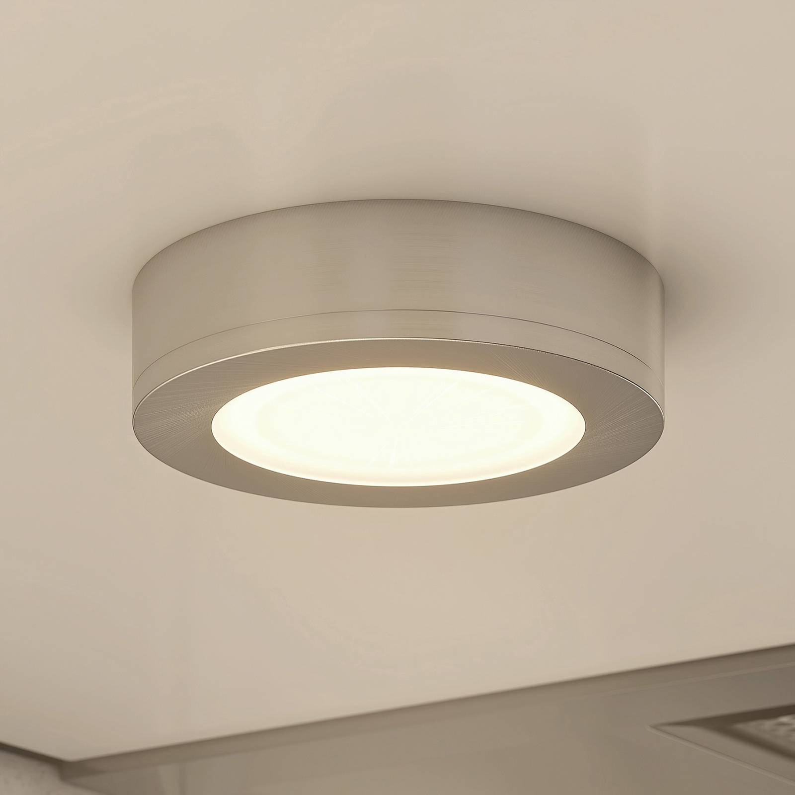 E-shop Arcchio Vilam podhľadové LED lampy, 5 kusov, nikel