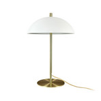 Globus tafellamp, beige/messing, 44 cm - Dyberg Larsen