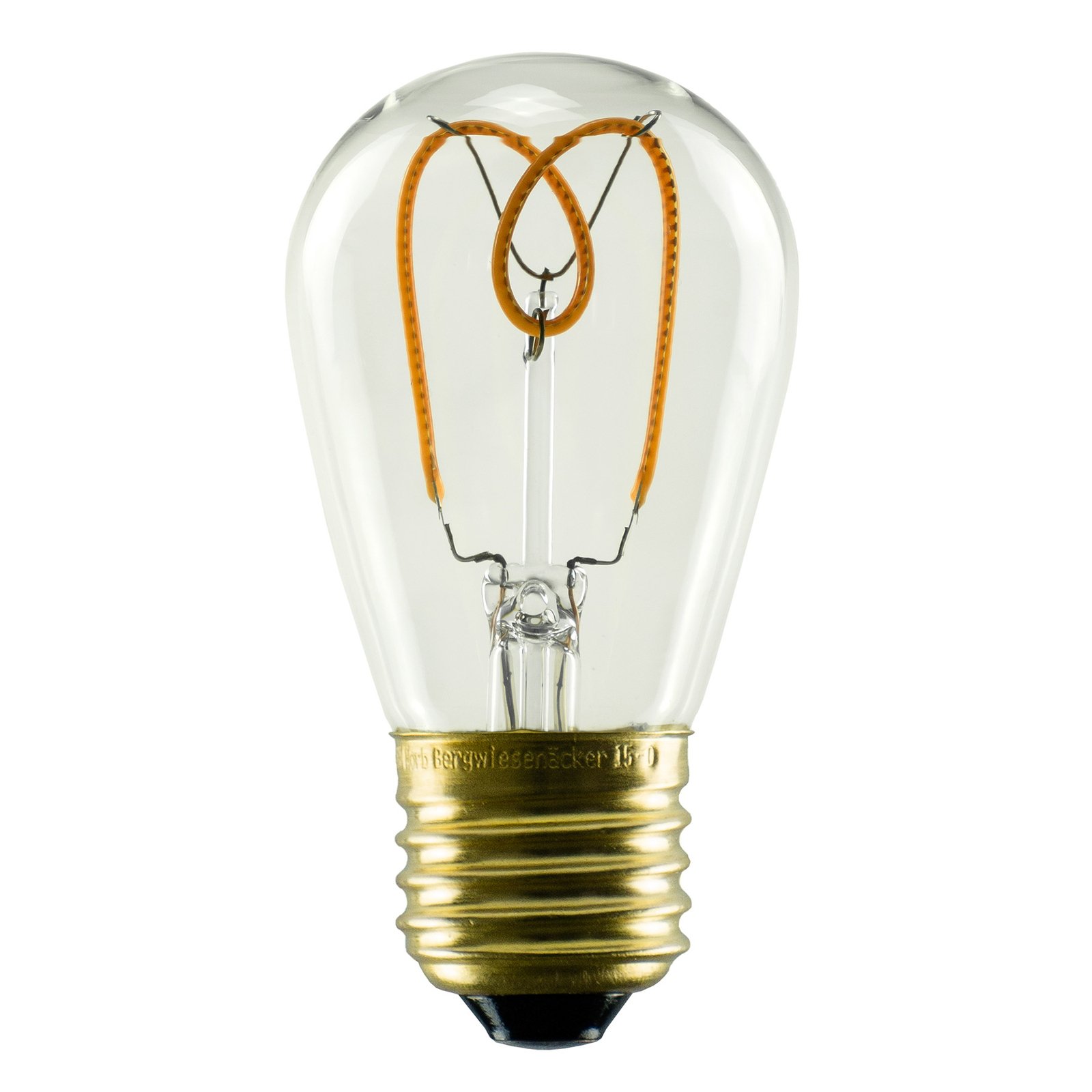SEGULA rustic LED bulb mini E27 3.2W 2,200K clear