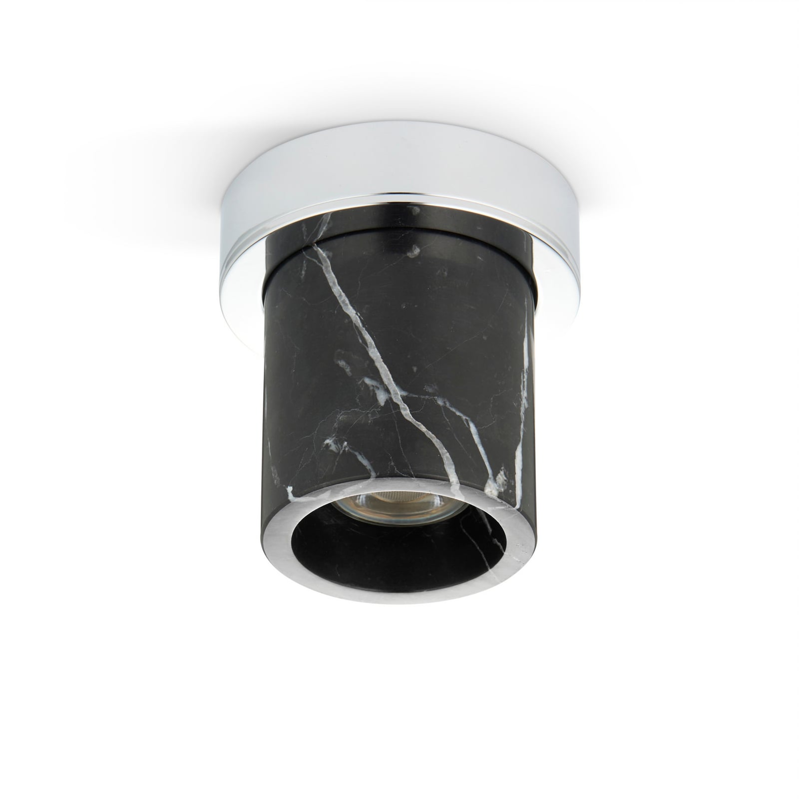 Downlight Miss Marble, cinza escuro/cromado - DESIGN BY US