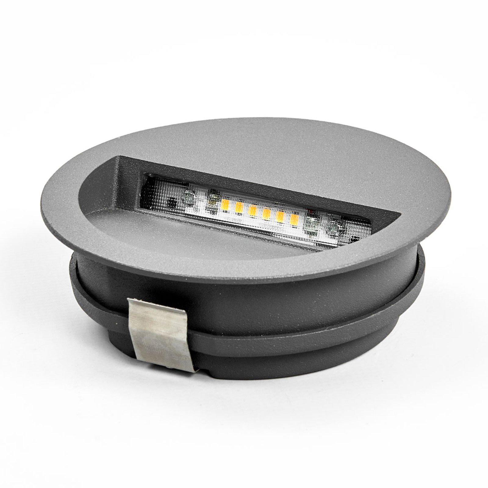 Loya Round Venkovní Nástěnná Vestavná Svítidla Dark Grey - Lucande