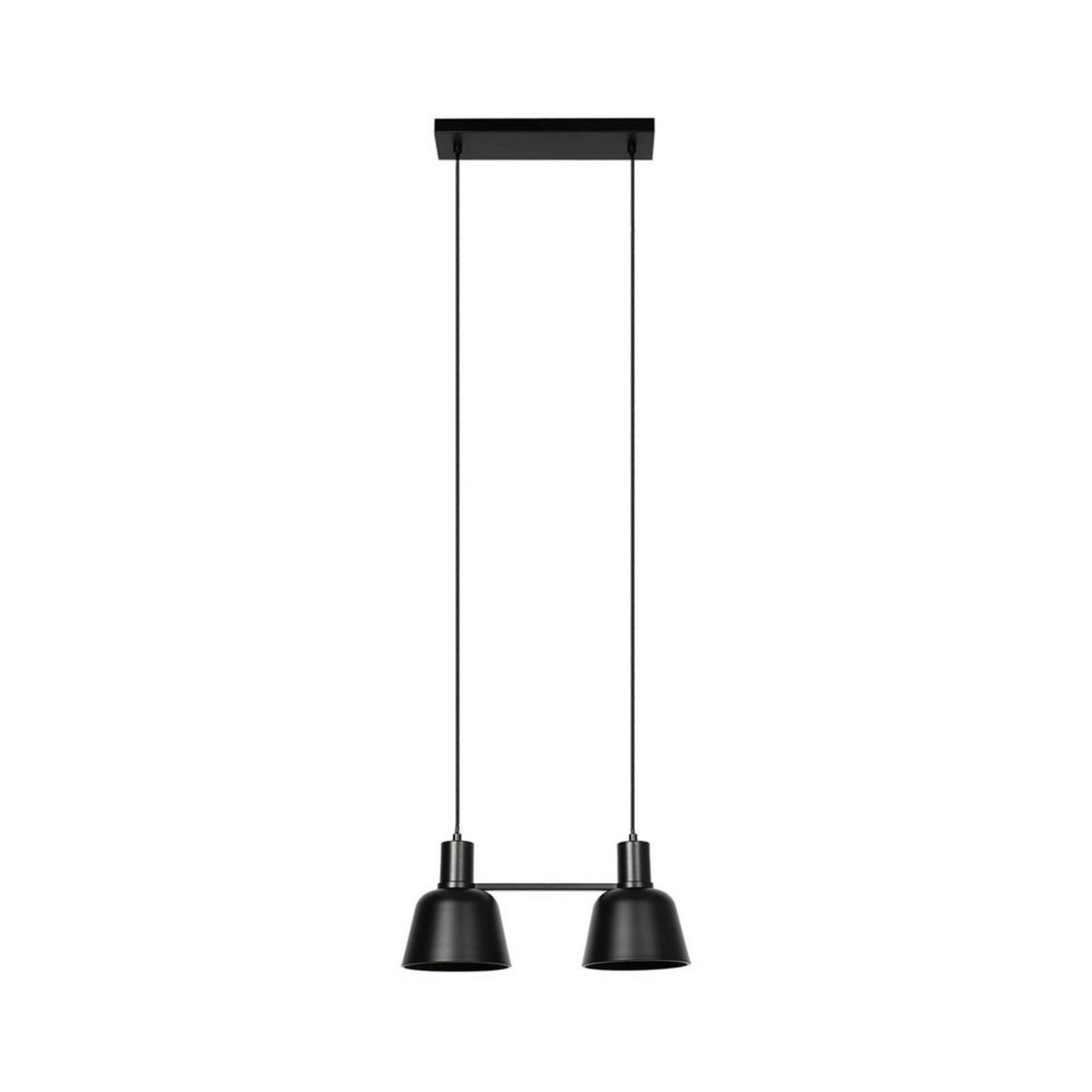 Servan 2 Lustră Pendul Black - Lucande