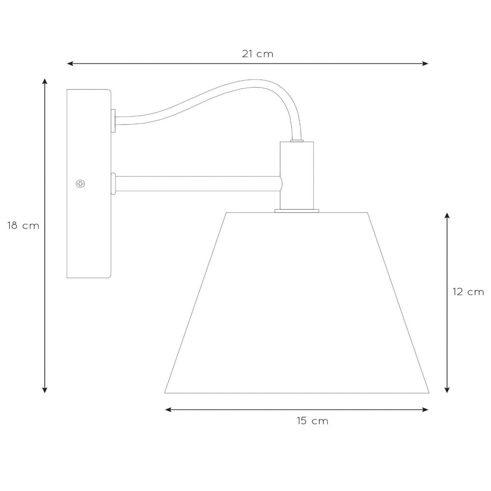 Possio - Wandleuchte mit Betonschirm und Holz günstig online kaufen