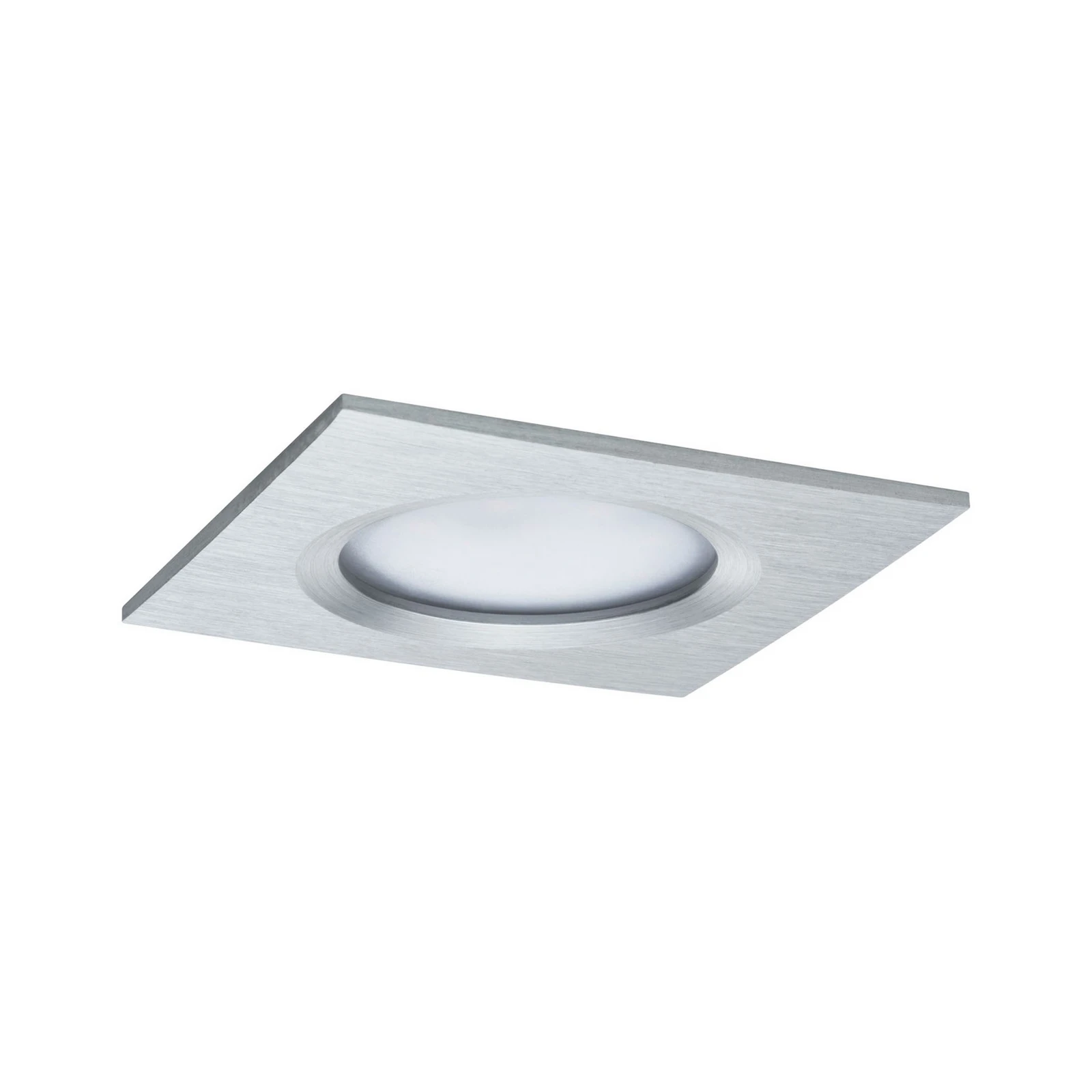 Paulmann Coin Slim spot enc. LED lot de 3 ang. alu