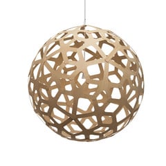 Coral Pendelleuchte Ø100 Bamboo - David Trubridge